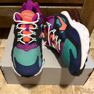 adidas Originals Multicolor Teal, Purple & Coral Kids Sneakers